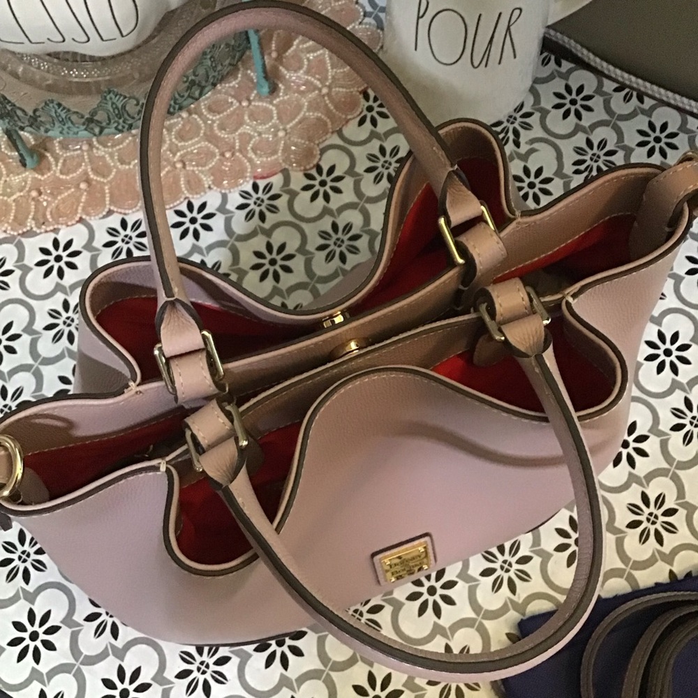 Dooney & Bourke Pink Satchel - Picture 11 of 16